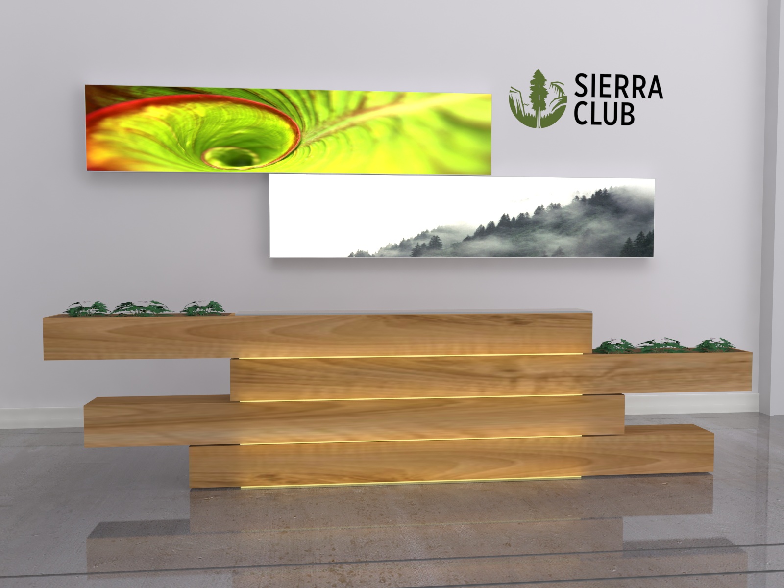 SuperNova Custom Lightboxes -- Lobby Example